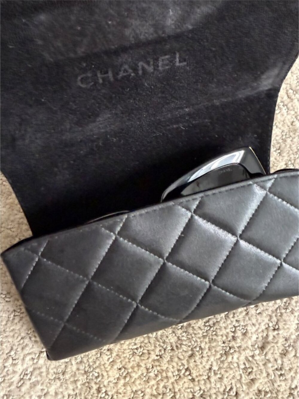 CHANEL Black Oversized Rectangle Sunglasses w/ Orig. Packaging Celeb Style - Picture 5 of 16